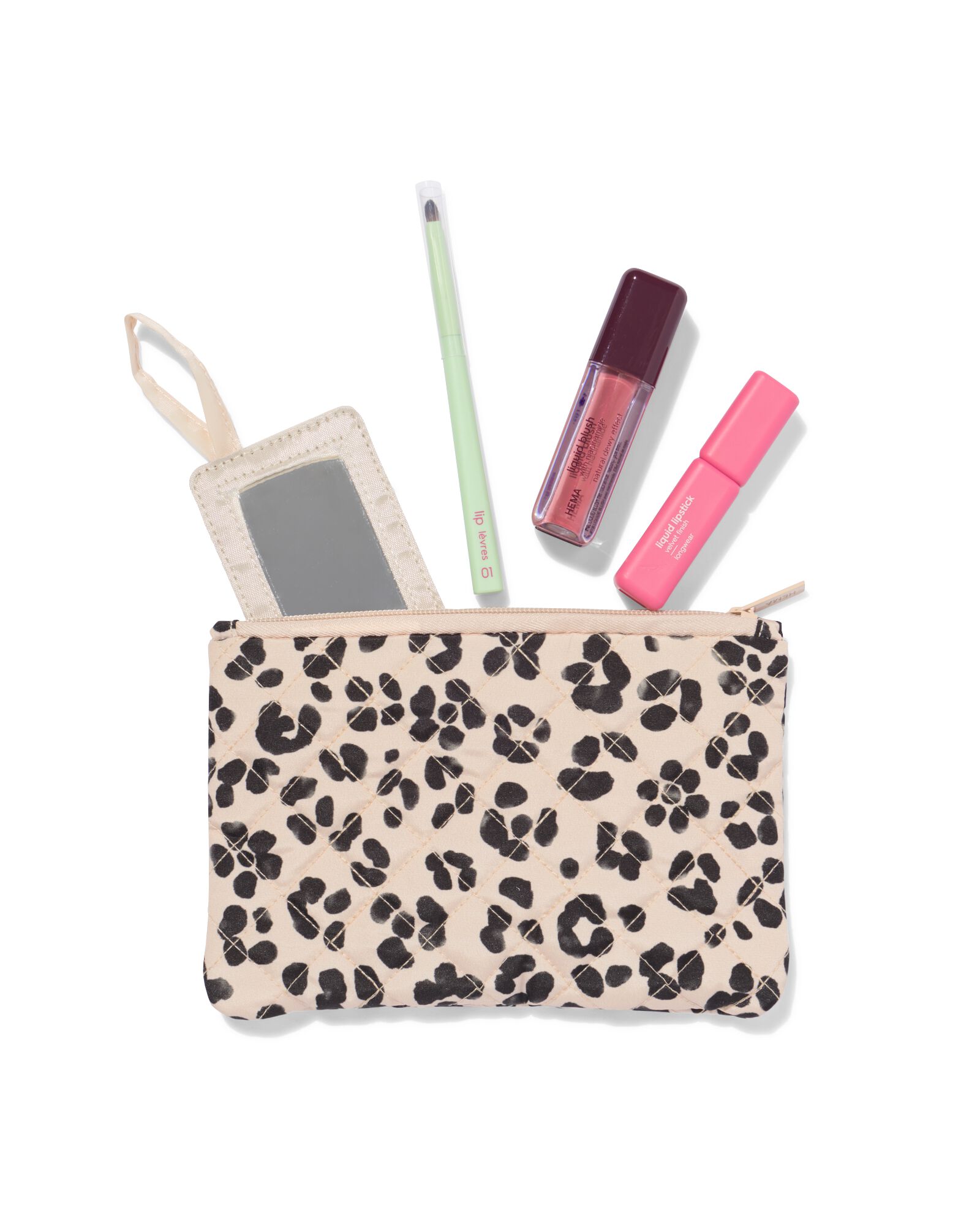 trousse de toilette 21x14cm l&eacute;opard - 11890758 - HEMA