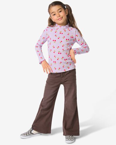 Kinderjeans, Bootcut, Twill braun - 30839758BROWN - HEMA