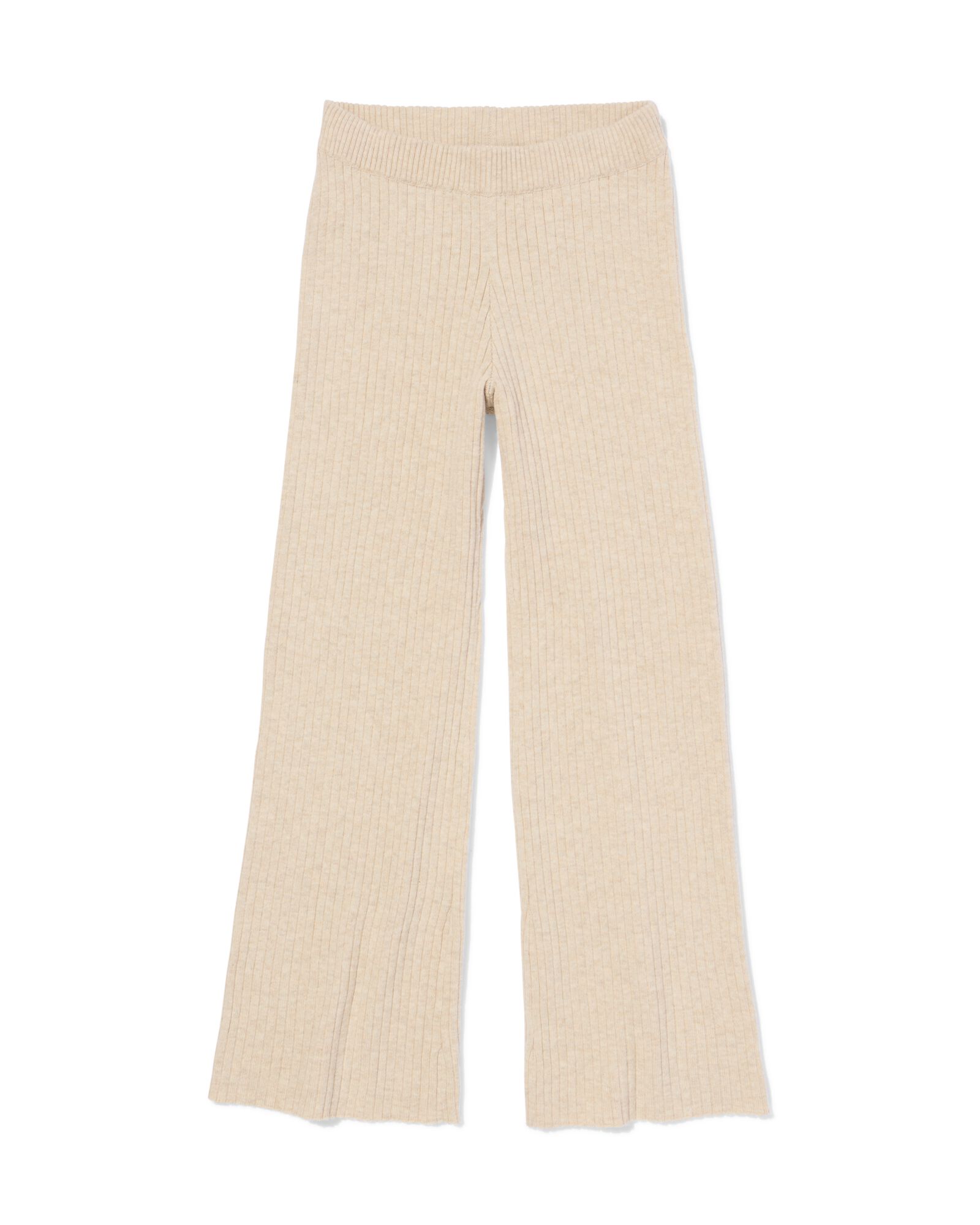 kinderlegging flared rib ecru ecru - 30837646ECRU - HEMA