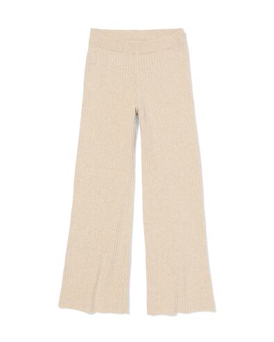 kinderlegging flared rib ecru ecru - 30837646ECRU - HEMA