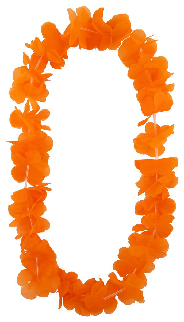 collier hawaïen orange Pays-Bas - 25200243 - HEMA