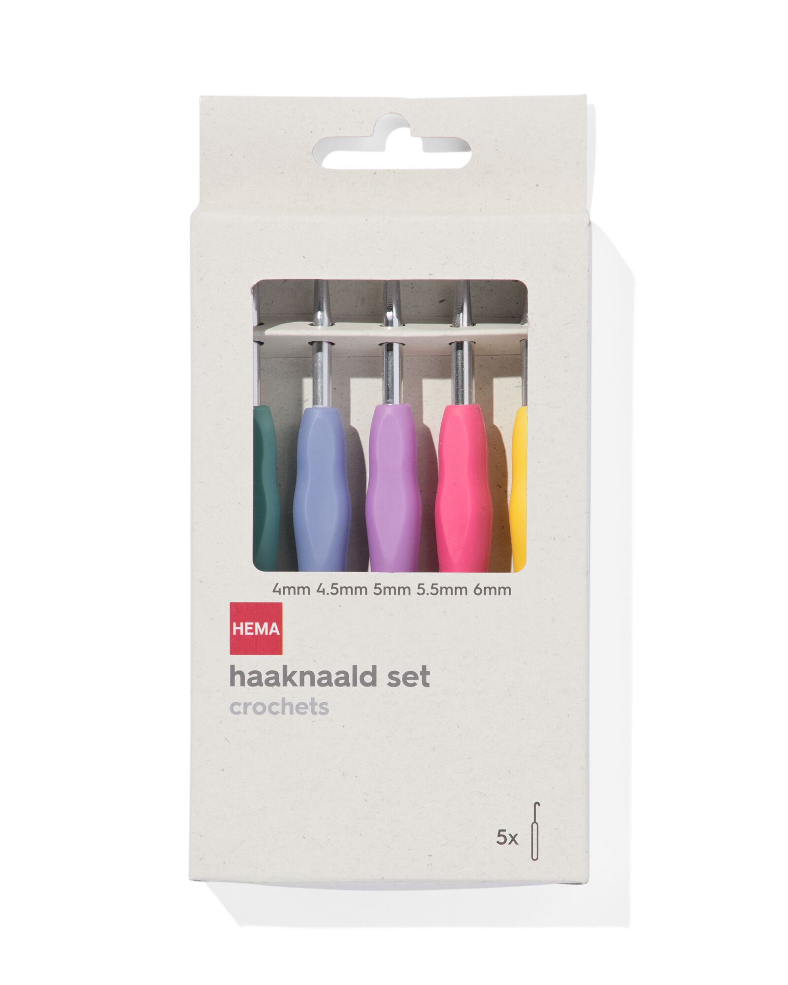 5 crochets 4 +4.5+5+5.5+6 - 60760063 - HEMA