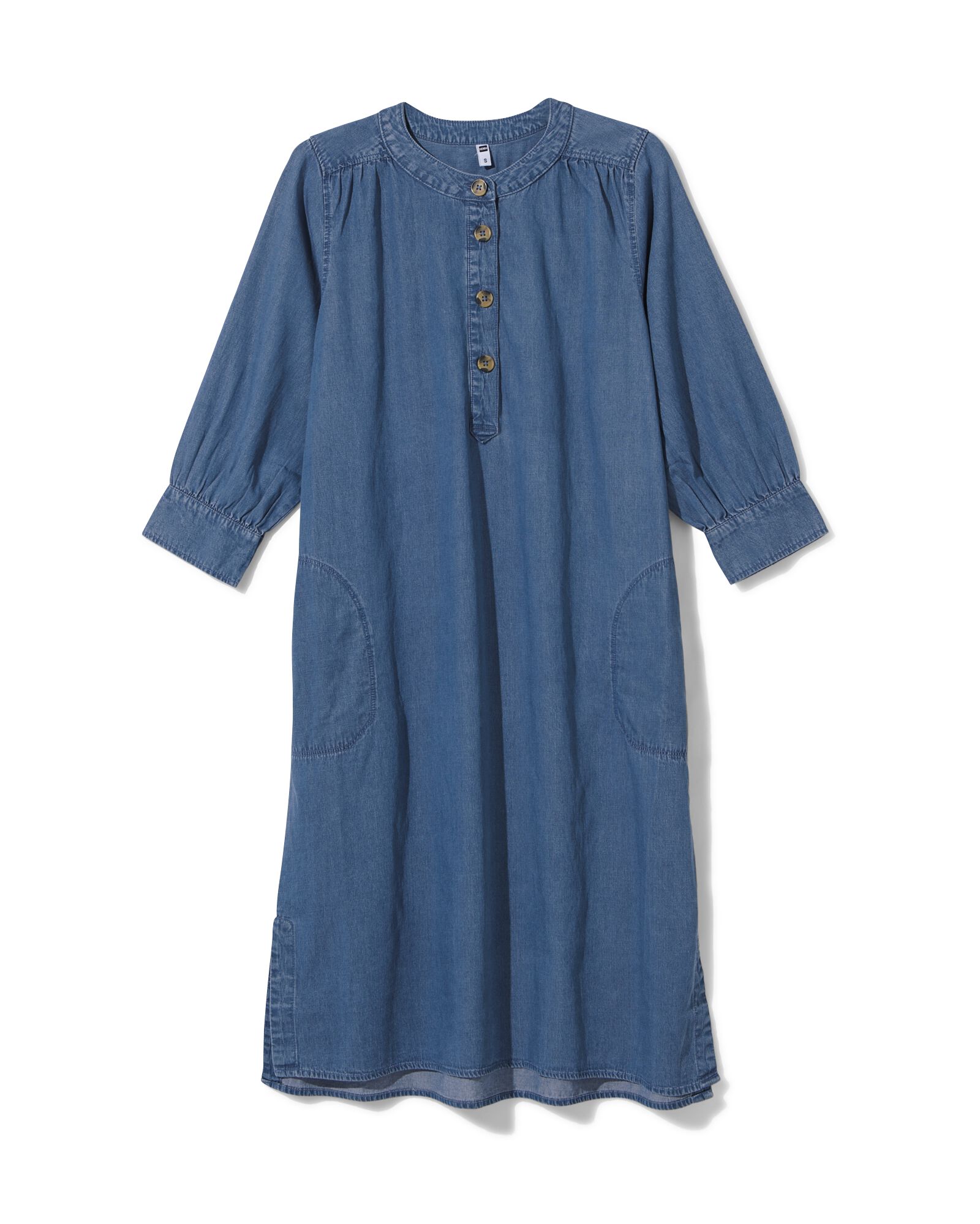 robe femme Lola bleu moyen - 36279780MIDBLUE - HEMA