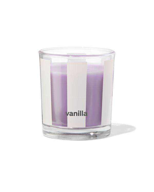 bougie parfum&eacute;e en verre ⌀7x8cm vanille - 13507579 - HEMA