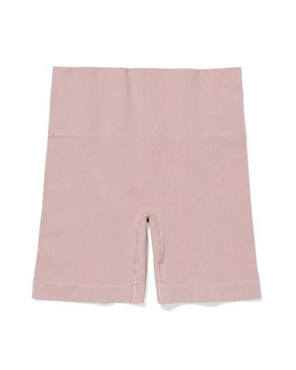 short cycliste correction l&eacute;g&egrave;re taille haute coton beige beige - 21540204BEIGE - HEMA