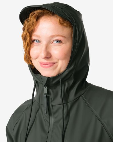 regenjas voor volwassenen groen groen - 34450540GREEN - HEMA