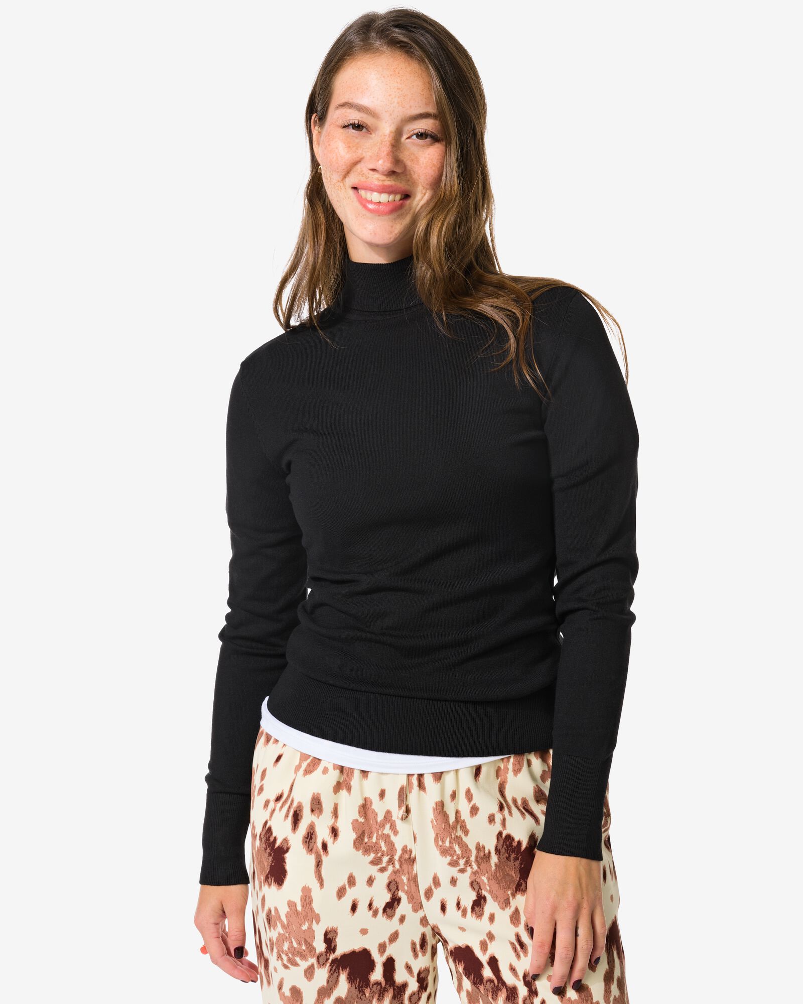 Damen-Rolli schwarz - 1000015659 - HEMA