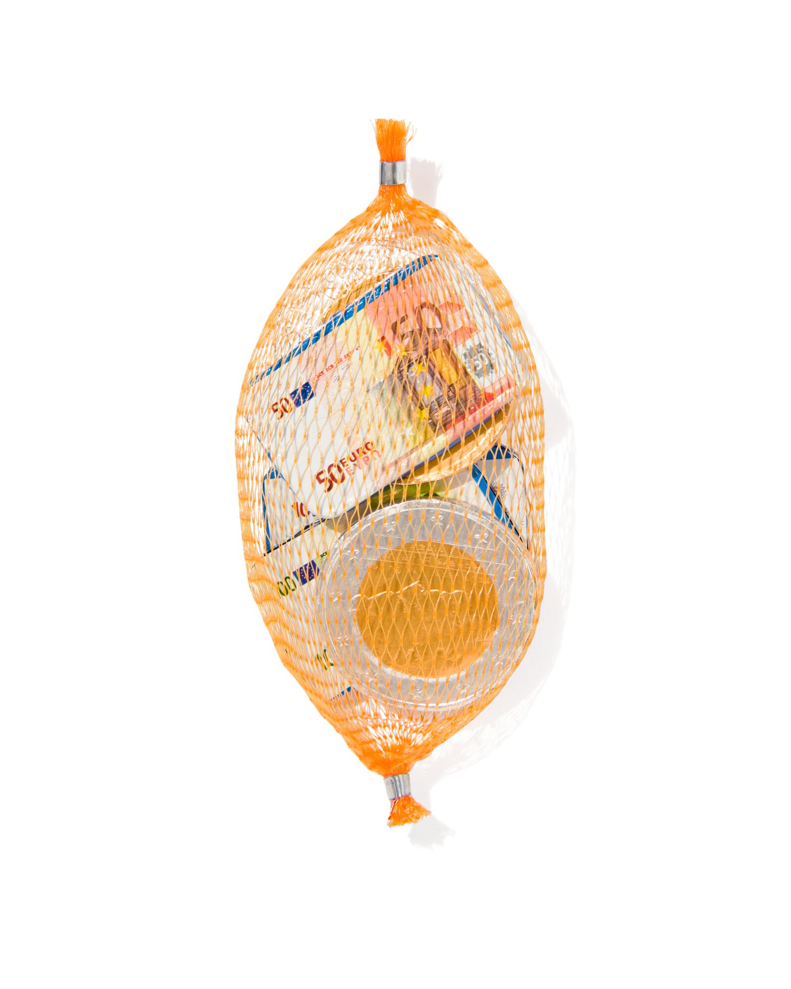 chocolade geld in netje - 24472233 - HEMA