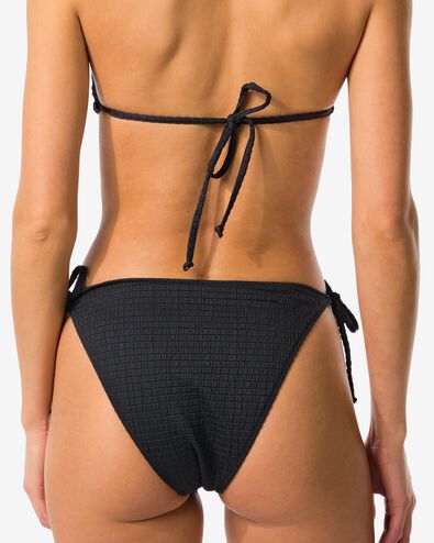 Damen-Bikinislip, Schleife schwarz XL - 22351495 - HEMA