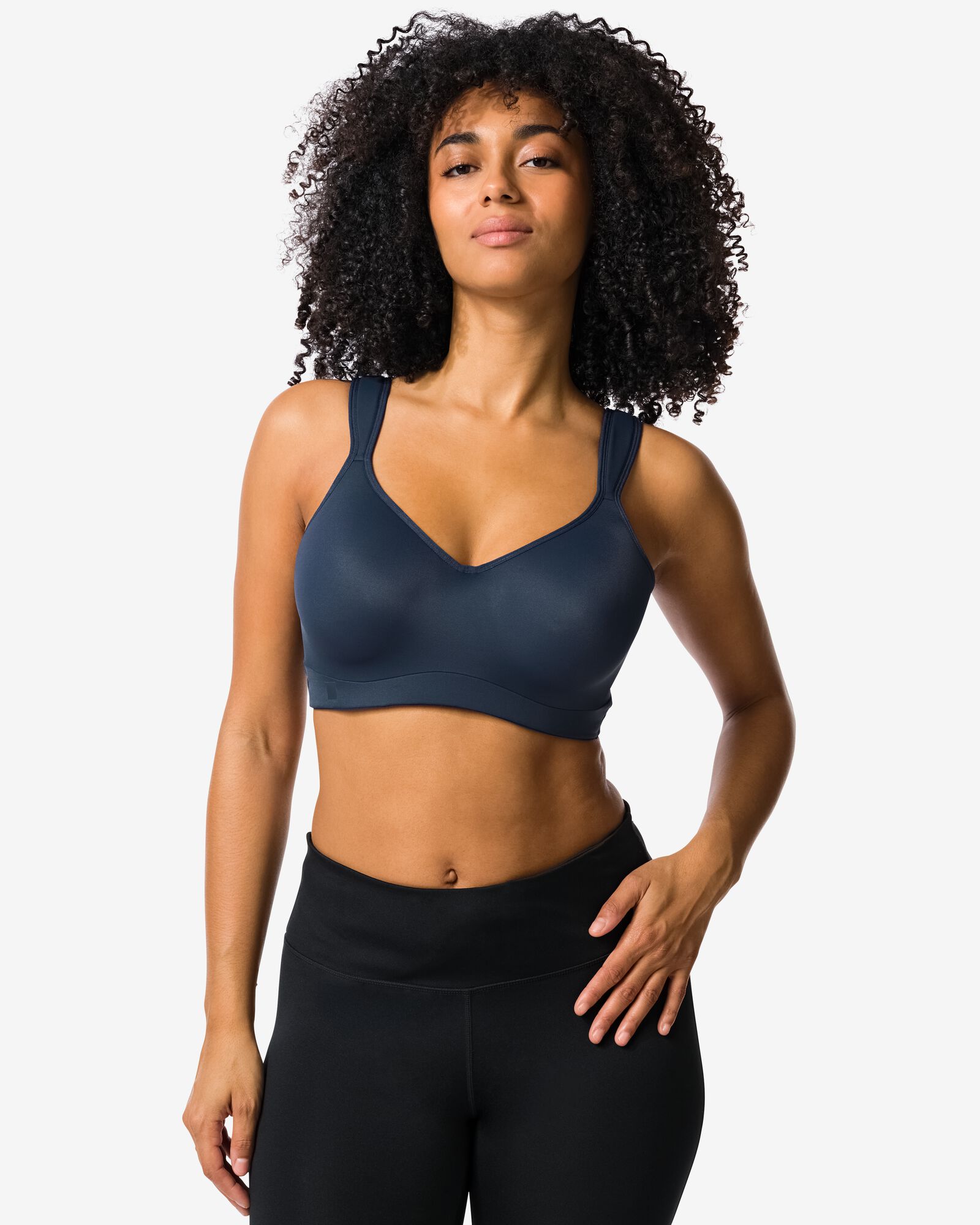 soutien-gorge de sport pr&eacute;form&eacute; &agrave; maintien &eacute;lev&eacute; avec armatures bleu fonc&eacute; bleu fonc&eacute; - 21701173DARKBLUE - HEMA
