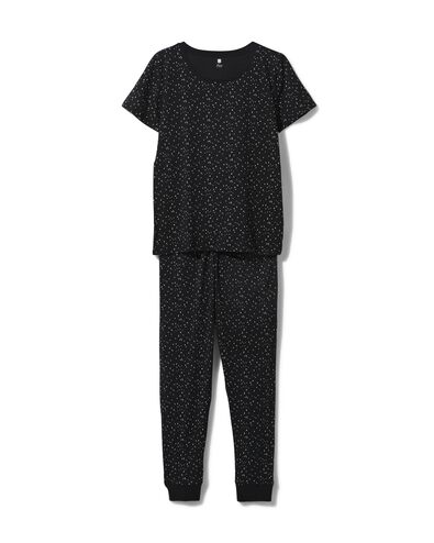 Damen-Pyjama, Baumwolle - 23400302 - HEMA