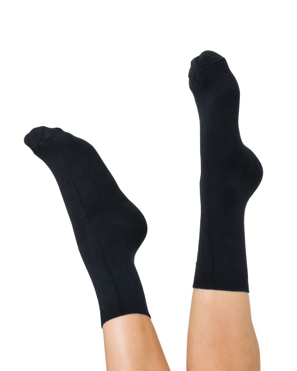 3er-Pack Damen-Socken schwarz - 1000025218 - HEMA