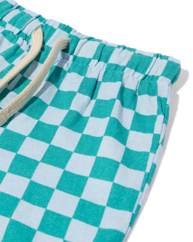 babykledingset comfy fit ruiten blauw blauw - 33187170BLUE - HEMA