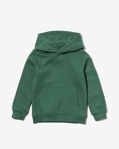 kinder hoodie groen 134/140 - 30756545 - HEMA