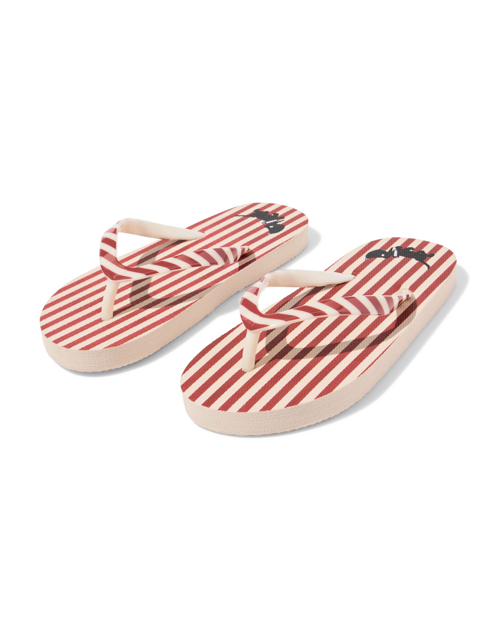 Takkie kinderslippers strepen gebroken wit gebroken wit - 18400410OFFWHITE - HEMA