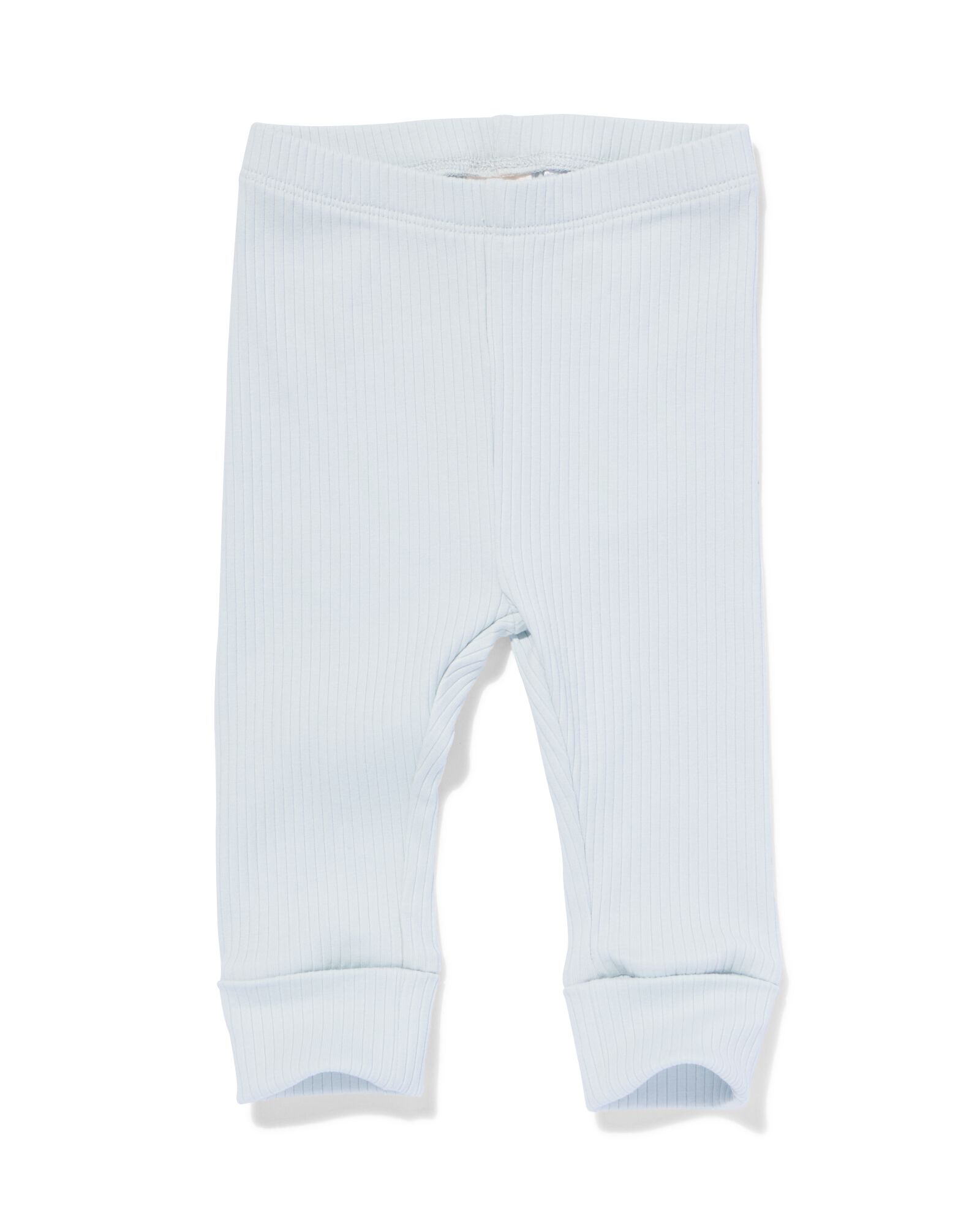 Newborn-Leggings zum Mitwachsen hellblau - 33414920LIGHTBLUE - HEMA