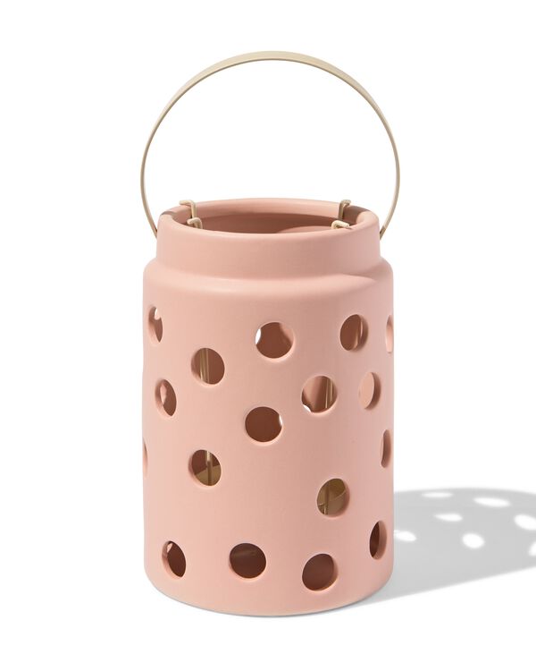 lanterne ⌀13x19cm terracotta - 41800216 - HEMA
