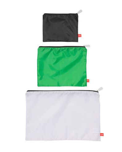 Reißverschlussbeutel S+M+L – 3 Stück - 18670030 - HEMA