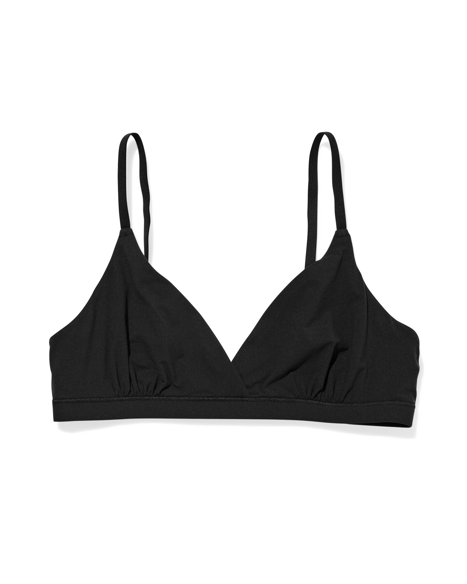 Bralette ohne B&uuml;gel schwarz schwarz - 21900228BLACK - HEMA