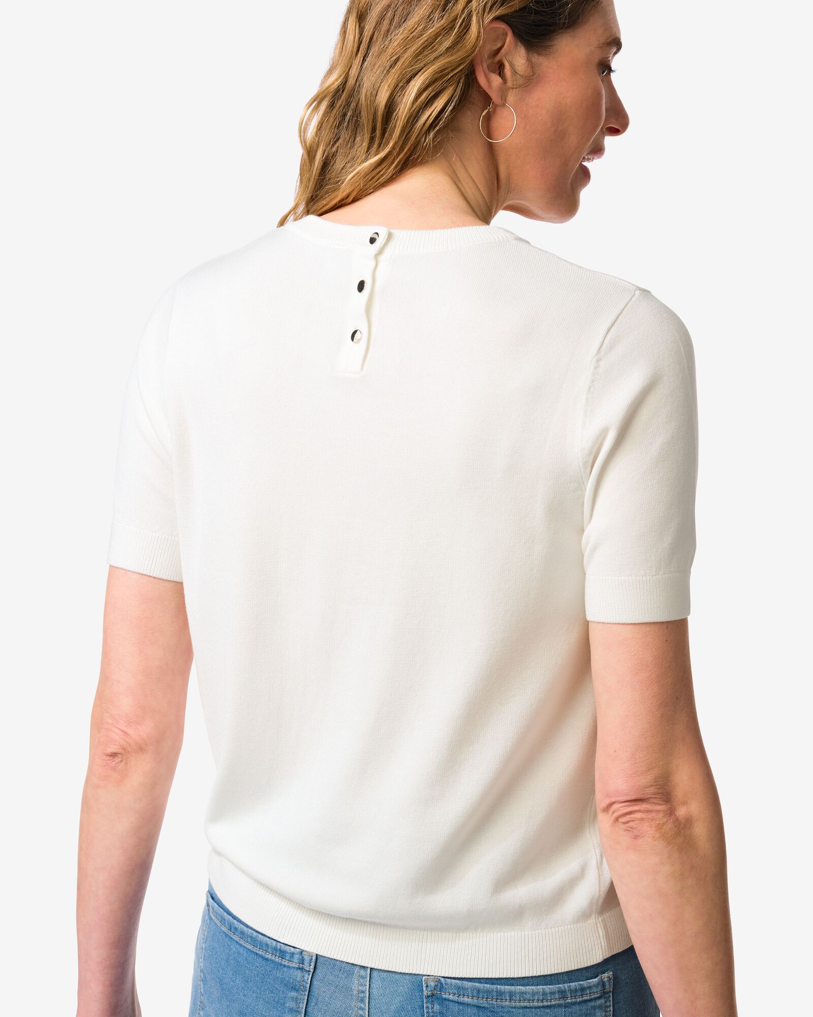 pull en maille femme Fally blanc blanc - 36357070WHITE - HEMA