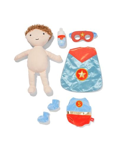 knuffelpop superheld 43cm - 15100314 - HEMA