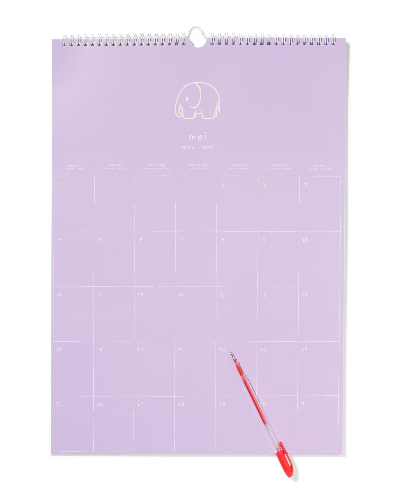 Miffy Familienplaner 2026, 50 x 35,3 cm  - 14500624 - HEMA