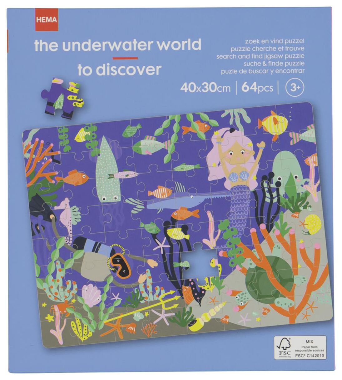 seek and find puzzle 40x30 - HEMA