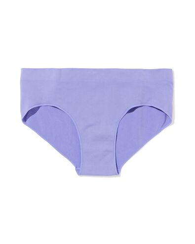 dameshipster naadloos micro blauw - 19641086BLUE - HEMA