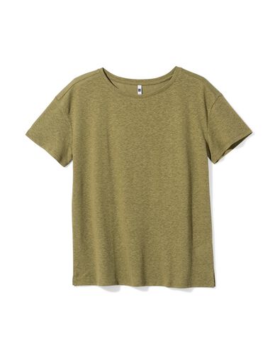 Damen-T-Shirt Evie olivgr&uuml;n olivgr&uuml;n - 36210780OLIVE - HEMA