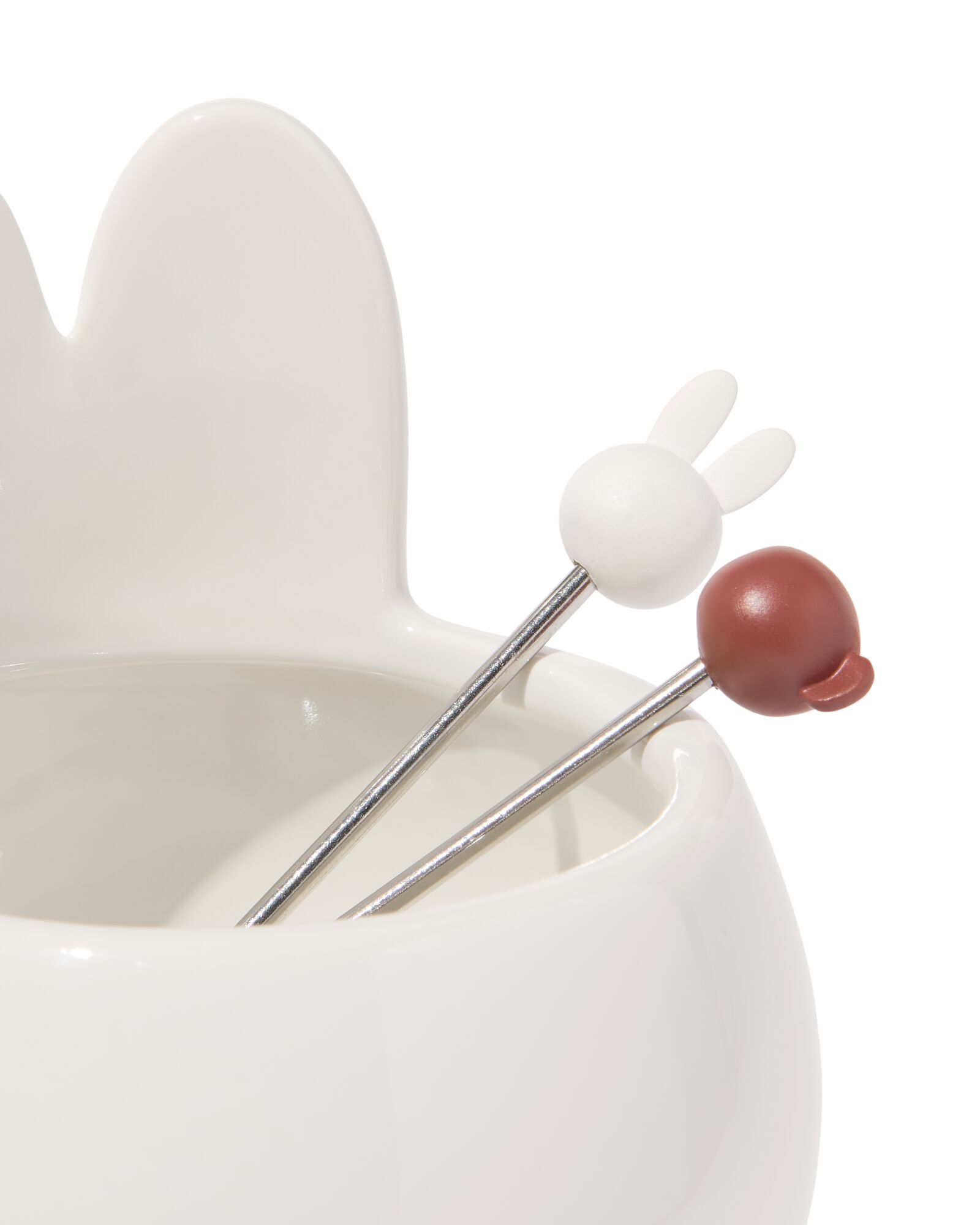 set &agrave; fondue au chocolat Miffy 12,5x20cm c&eacute;ramique - 60410326 - HEMA