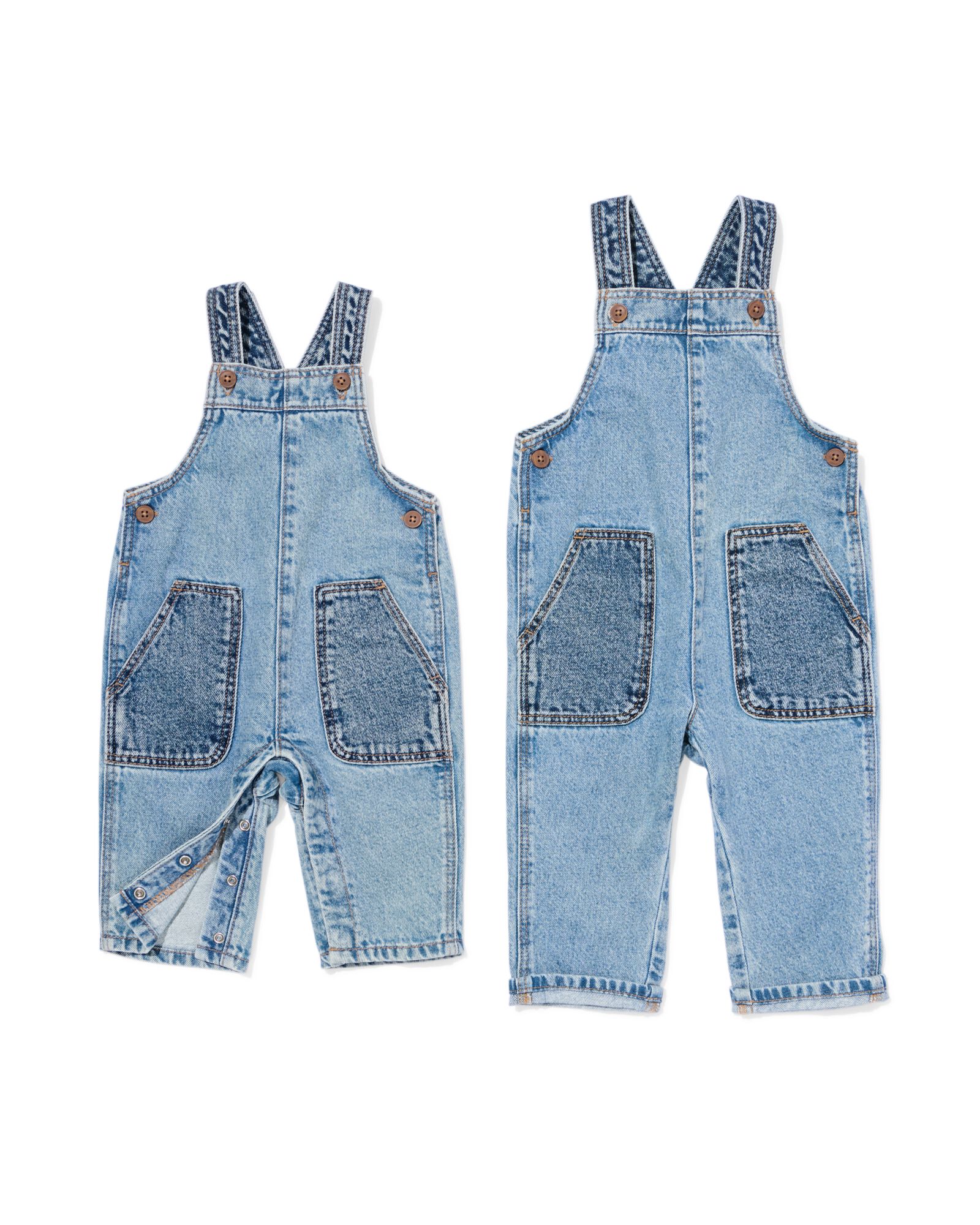babytuinbroek denim denim denim - 33174970DENIM - HEMA