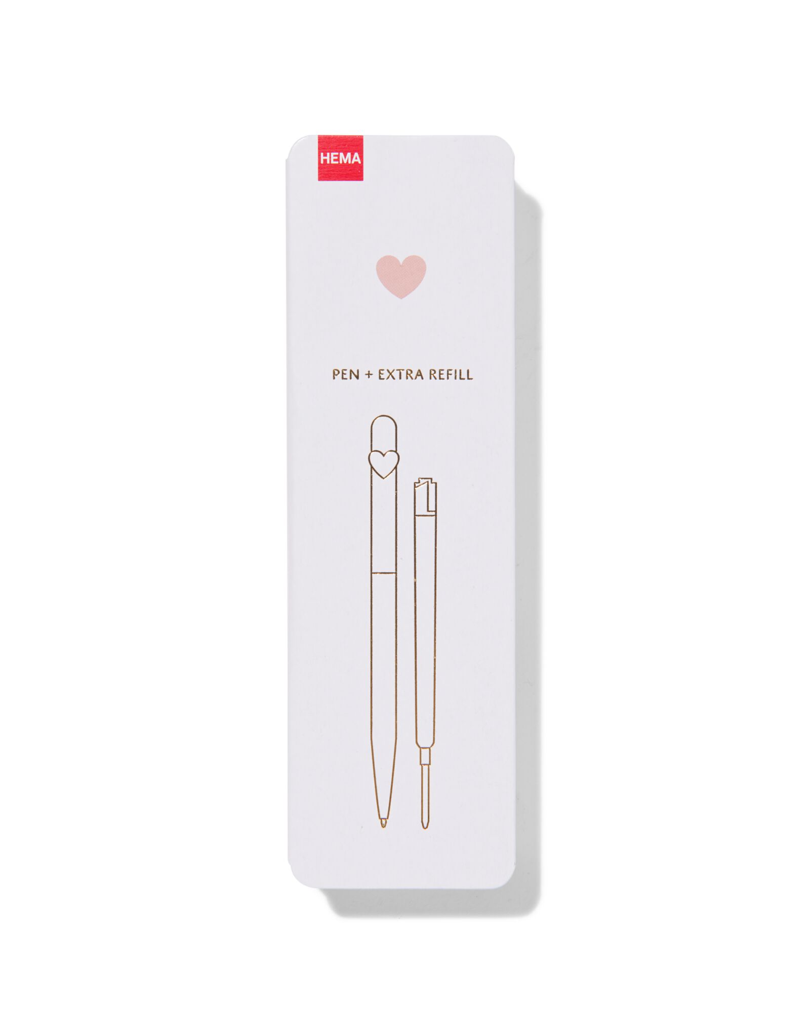 Kugelschreiber mit Ersatzmine, blaue Tinte - 14490052 - HEMA