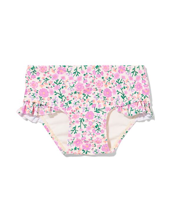 Baby-Badehose, anliegend, mit Blumen bunt bunt - 33200745MULTI - HEMA