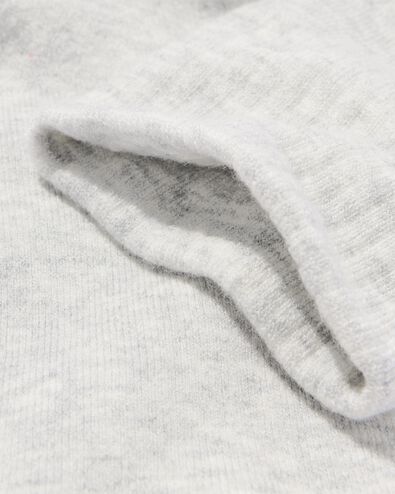chaussettes d'int&eacute;rieur femme tissu &eacute;ponge gris chin&eacute; - 4280370GREYMELANGE - HEMA