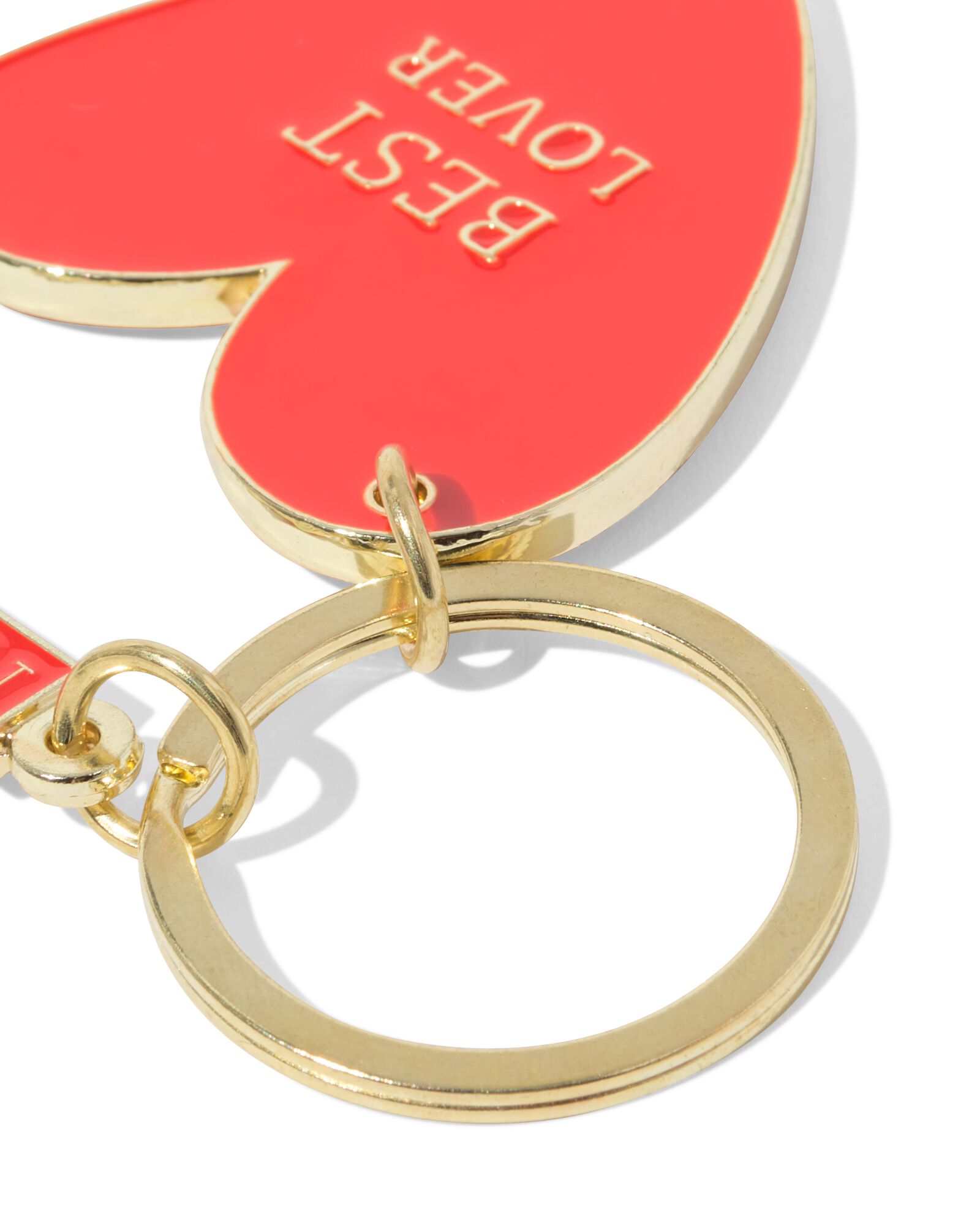 sleutelhanger 5x4.5cm hart liefde - 60800259 - HEMA