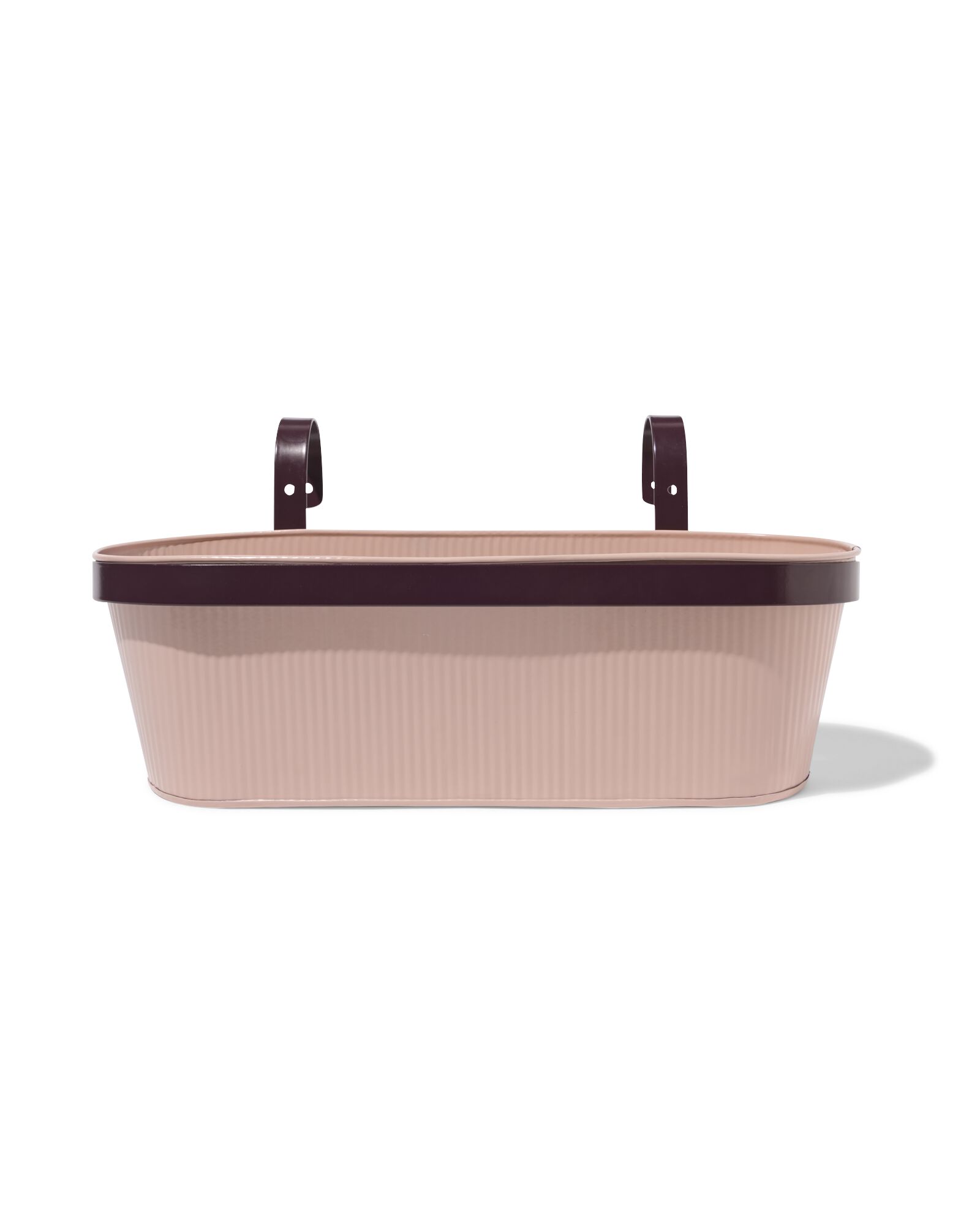 plantenbak balkon 39x13x21cm met haak roze - 41800083 - HEMA