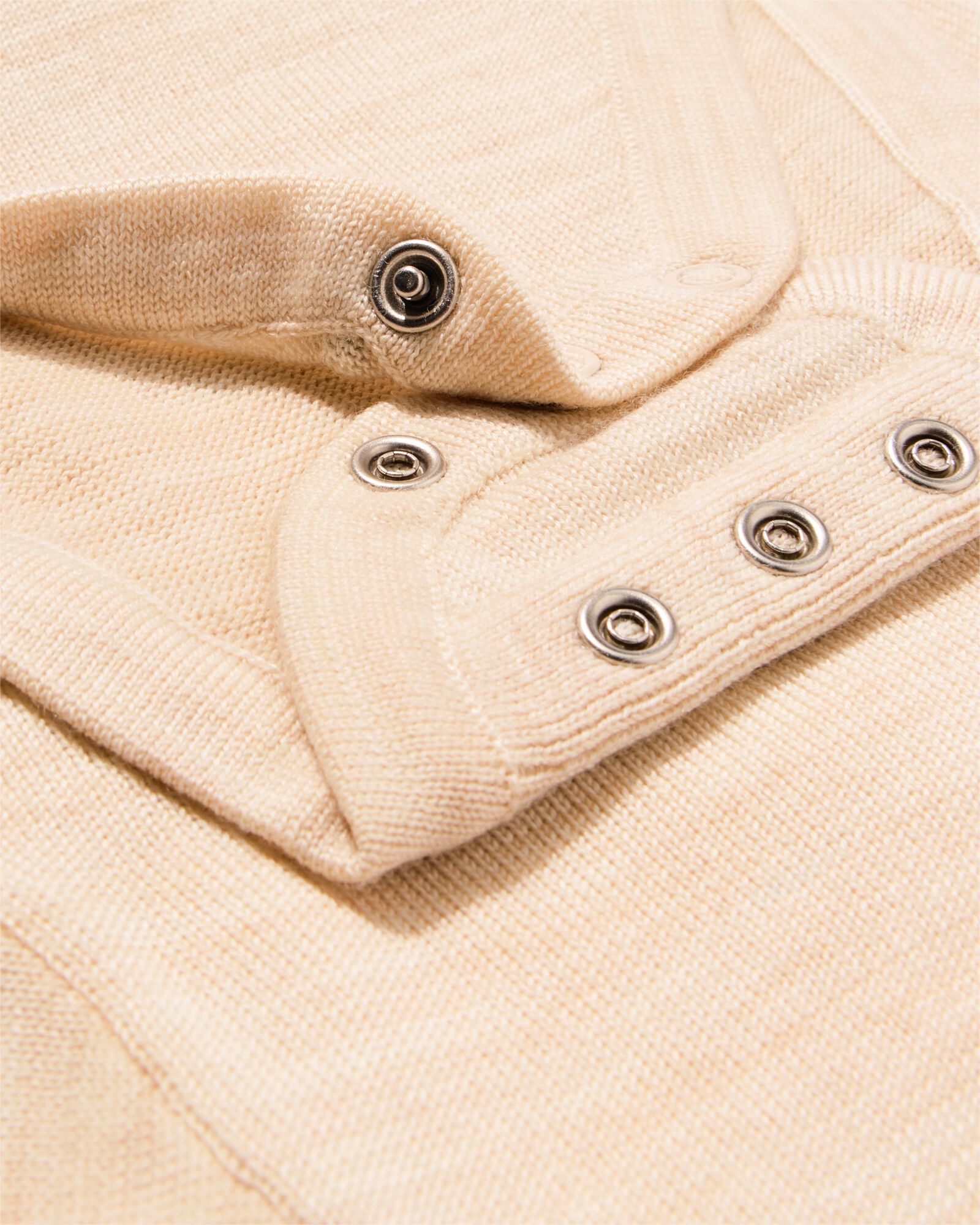 newborn overslag body merinowol ecru ecru - 33443020ECRU - HEMA