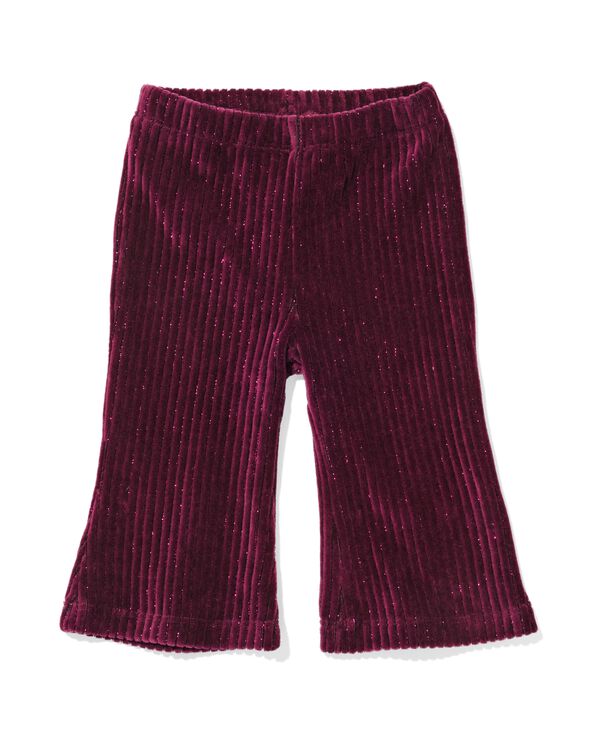 legging enfant coupe &eacute;vas&eacute;e c&ocirc;tel&eacute; paillet&eacute; rouge fonc&eacute; rouge fonc&eacute; - 33076970DARKRED - HEMA