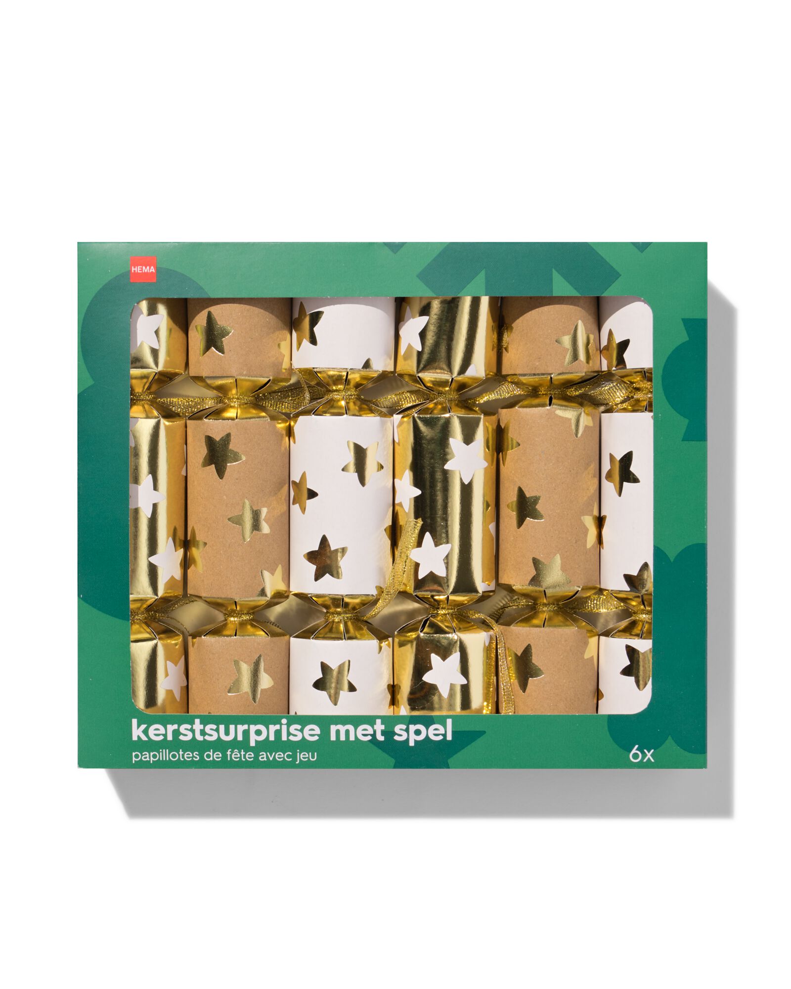 Knallbonbon mit Spiel Sterne &ndash; 6 St&uuml;ck - 25610034 - HEMA