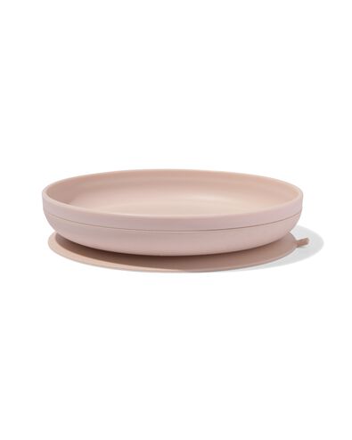 assiette avec ventouse amovible 19cm beige - 33502952 - HEMA
