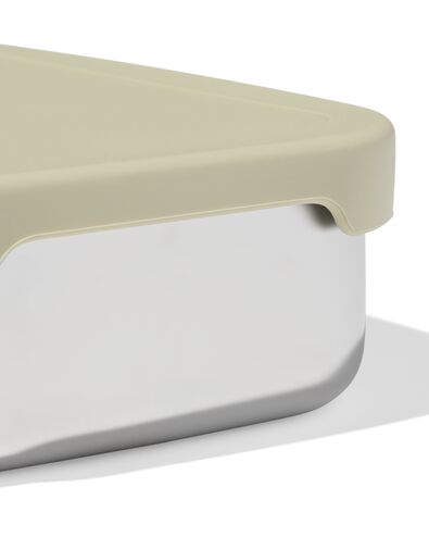 bo&icirc;te &agrave; lunch 14,3x18,9x5,8cm en acier inoxydable vert  - 80650206 - HEMA