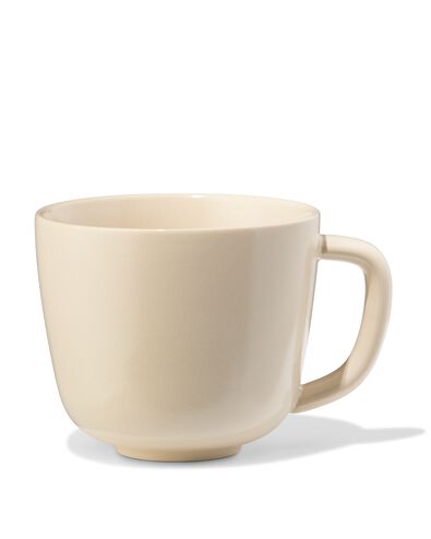 cappuccinomok 325ml Puur aardewerk gebroken wit - 80660316 - HEMA