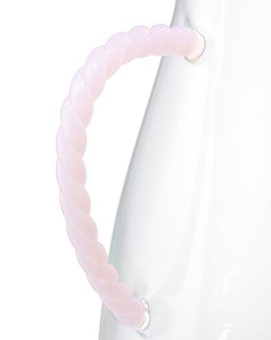 carafe d'eau verre rose - 41822216 - HEMA