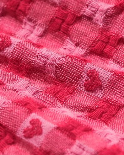kinderblouse hartjes ruiten roze roze - 30866025PINK - HEMA