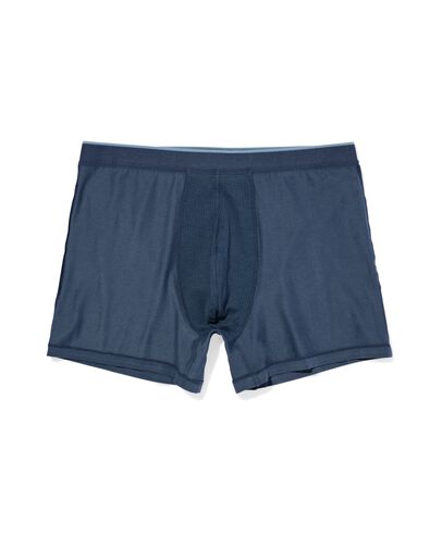 herenboxers comfort perfect - 2 stuks donkerblauw donkerblauw - 19190380DARKBLUE - HEMA