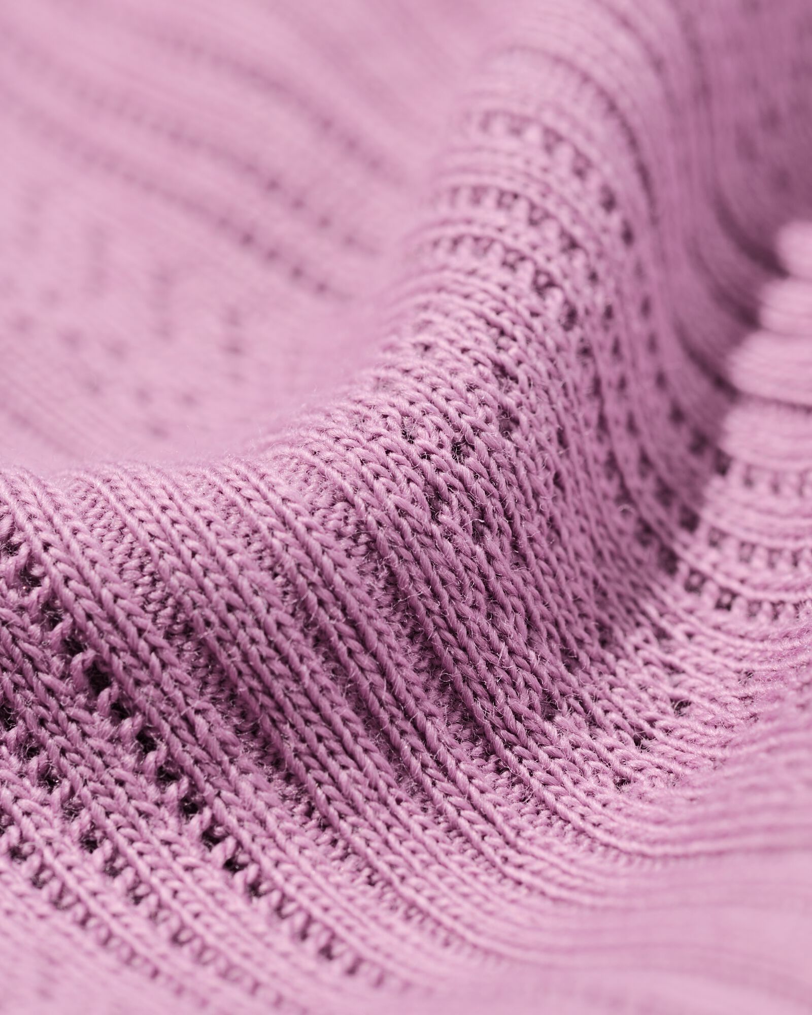 kinder T-shirt fijngebreid  paars paars - 30841252PURPLE - HEMA