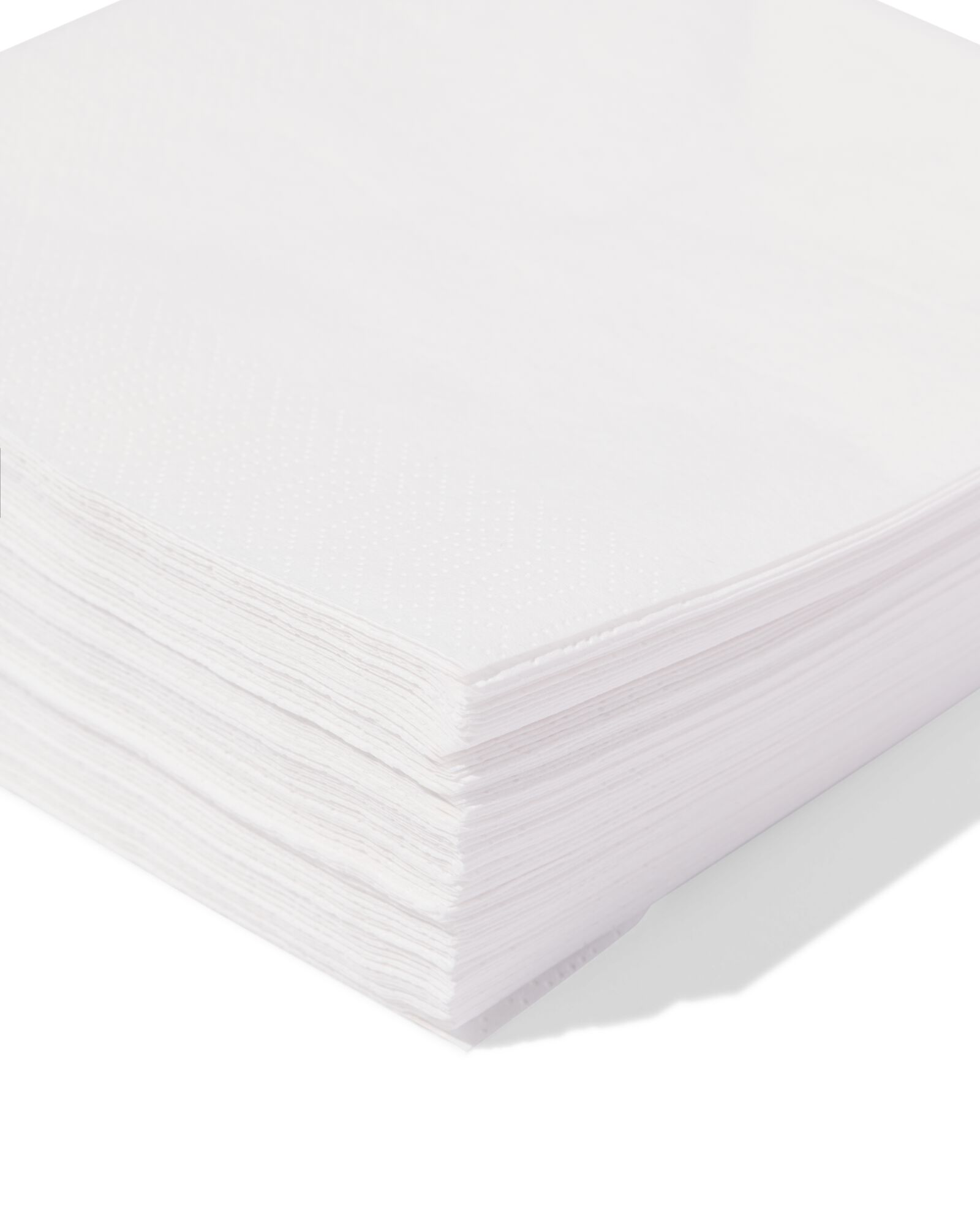 serviettes blanc - lot de 50 - 14200758 - HEMA