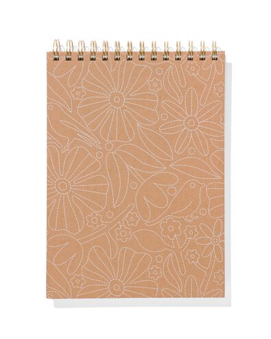 carnet &agrave; croquis avec spirale 25.4x18.6 vierge - 14170112 - HEMA