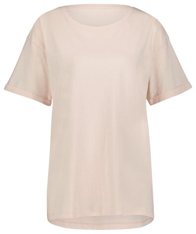 Damen-T-Shirt hellrosa - 1000023918 - HEMA