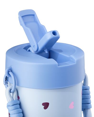 gourde 400 ml avec sangle inox c&oelig;ur - 61104408 - HEMA